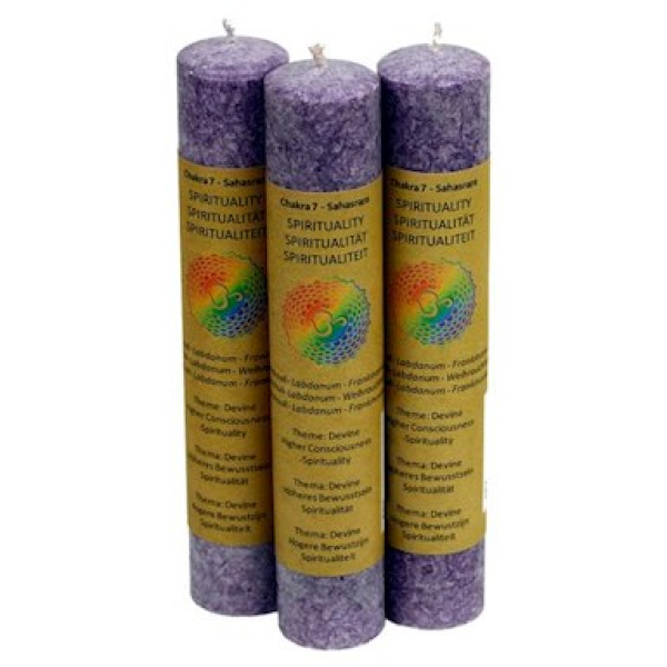 Bougie parfumée Chakra - Sahasrara 7. Chakra - violet