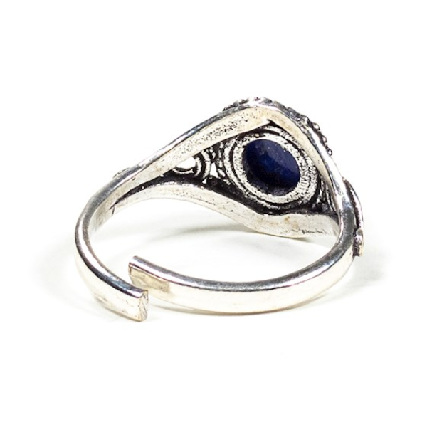 Anneau avec lapis-lazuli