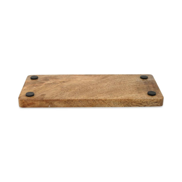 Kartenhalter 7 Chakren gemischte Chakra-Edelsteine Mangoholz