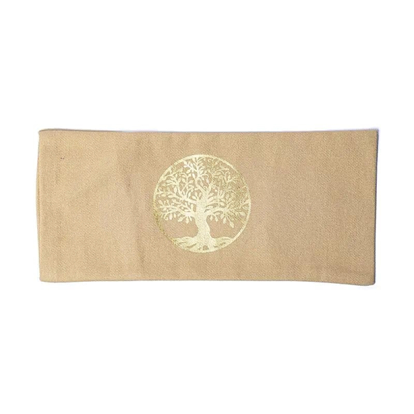 Housse de coussin pour les yeux Arbre de vie Coton biologique (GOTS)