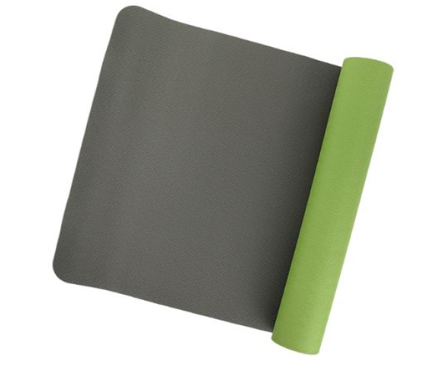 Yogamat 100% TPE 5mm vert / gris avec 1 an de garantie!