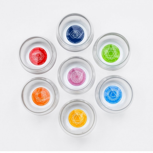 Mythos Chakra Gläser SET (7 Gläser)