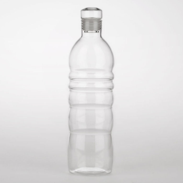 Vitalwasser Trinkflasche Lagoena (500 ml) - (weisse Blume des Lebens)